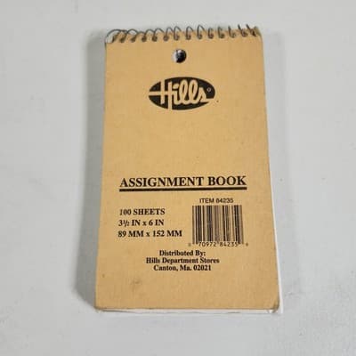 The Assignment Book Class Date Spaces Made In USA Vintage - Thumbnail 3