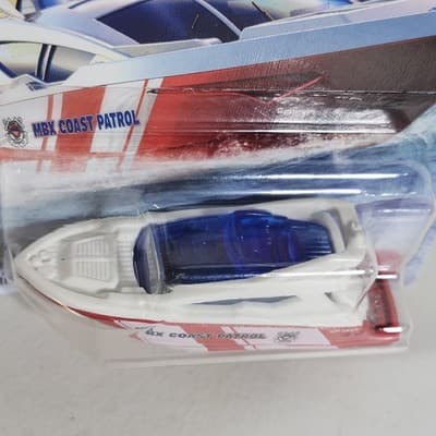 Matchbox Coast 2 Coast Boat MBX Coast Patrol 1/64 Toy Vehicle NEW - Thumbnail 3