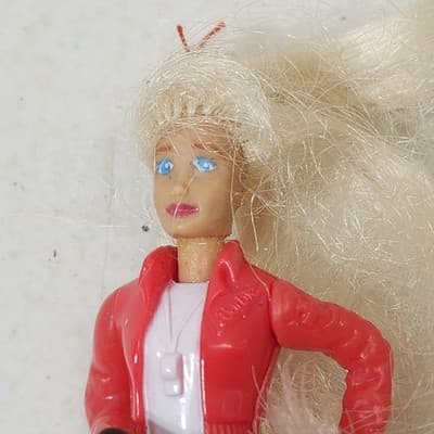 Vintage Collectible 1990s Lifeguard Barbie Doll Mcdonalds Happy Meal Toy 4.75” - Thumbnail 3