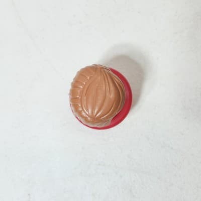 Vintage 1990 Fisher Price Little People Chunky Round Person Red - Thumbnail 7