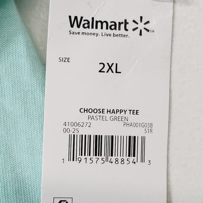 Phluid Project Mens TShirt Size 2XL Choose Happy Green Short Sleeve Tee NEW - Thumbnail 8