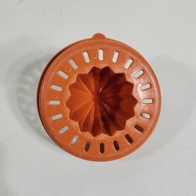 Vintage Tupperware Orange Citrus Juicer Reamer #409 Replacement Part Retro MCM - Thumbnail 4