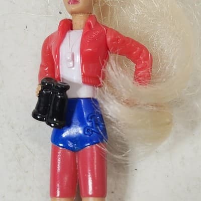 Vintage Collectible 1990s Lifeguard Barbie Doll Mcdonalds Happy Meal Toy 4.75” - Thumbnail 4