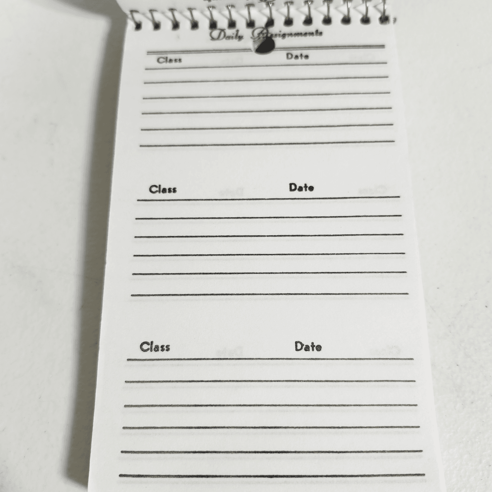 The Assignment Book Class Date Spaces Made In USA Vintage - Thumbnail 2