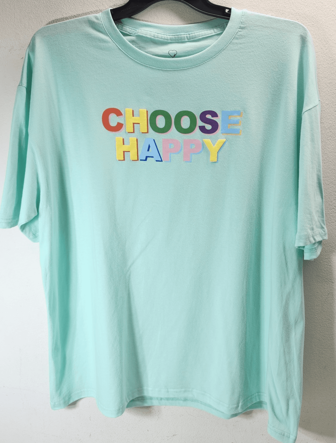 Phluid Project Mens TShirt Size 2XL Choose Happy Green Short Sleeve Tee NEW - Thumbnail 5