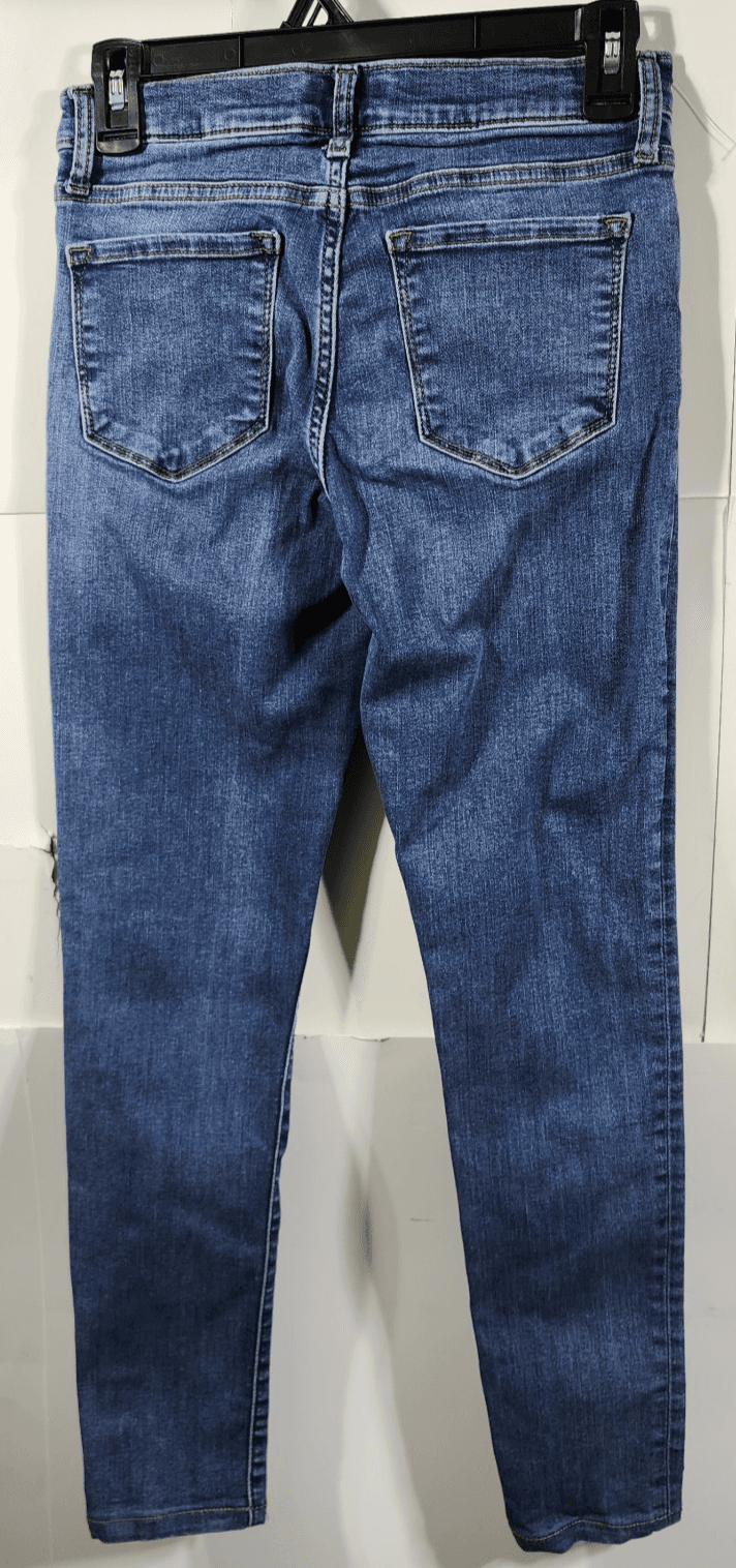 Banana Republic Women's Jeans Size 25/0 Petite Sculpt Skinny Blue Denim Pants - Thumbnail 6