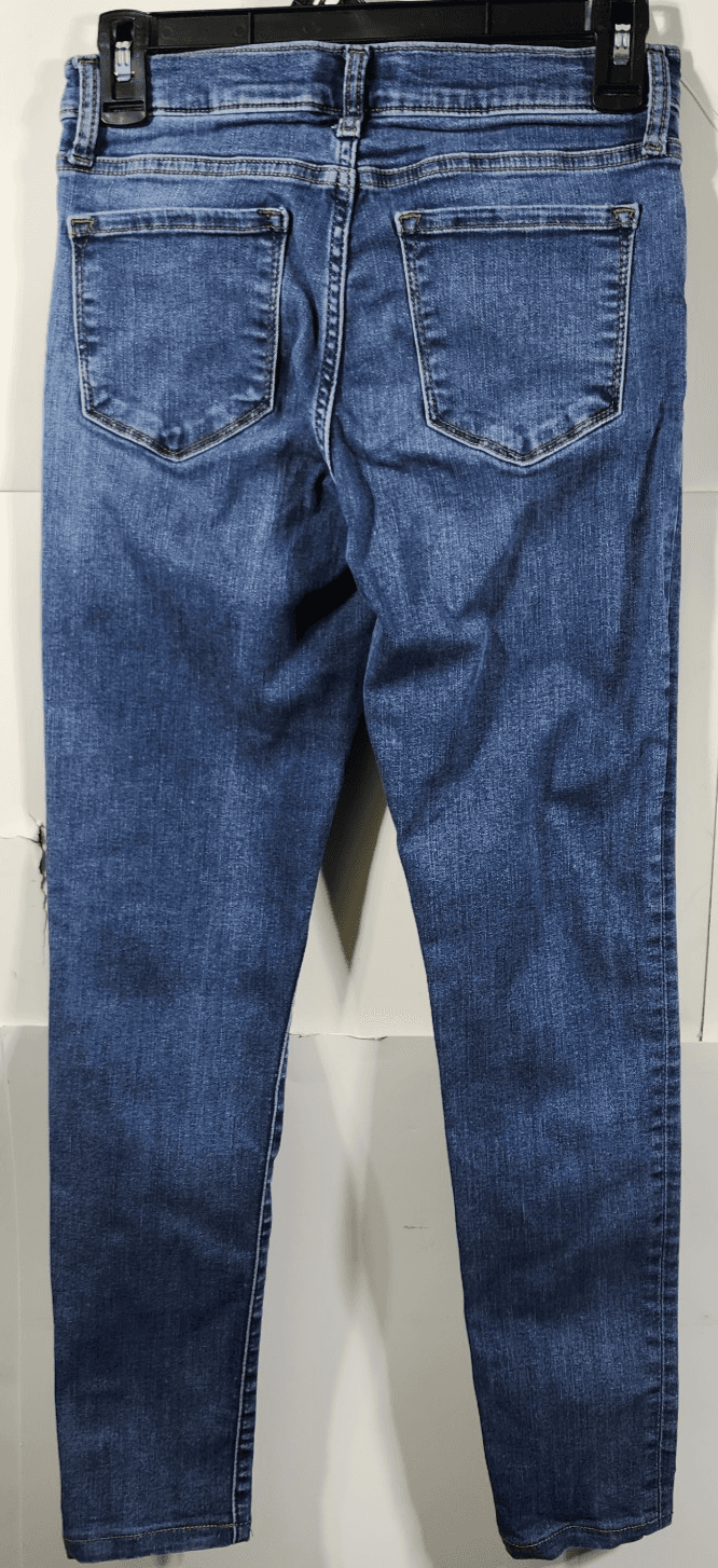 Banana Republic Women's Jeans Size 25/0 Petite Sculpt Skinny Blue Denim Pants - Thumbnail 4
