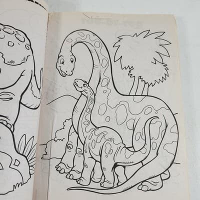 Jurassic Giants Coloring Book 400 Pages With Stickers & Doyer By Jan Sovak - Thumbnail 10