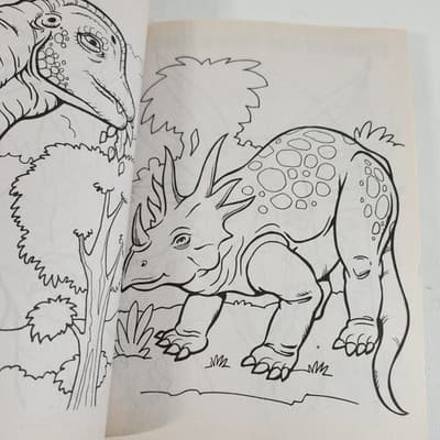 Jurassic Giants Coloring Book 400 Pages With Stickers & Doyer By Jan Sovak - Thumbnail 9