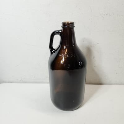 Canteen Brewhouse 64 ounce Brown Glass Beer Bottle Empty - Thumbnail 4