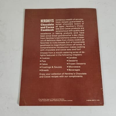 Hershey's Chocolate and Cocoa Cookbook Ideals Vintage Recipes Desserts - Thumbnail 4