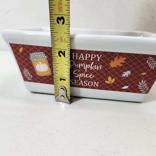 Royal Norfolk Ceramic Mini Casserole Dish Happy Pumpkin Spice Season Design - Thumbnail 6
