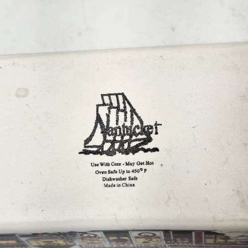 Winter Theme Nantucket Mini Loaf Pan Decorative City Holiday Scene 5.5" X 3.5" - Thumbnail 9