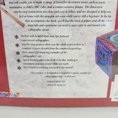 The Calligrapher’s Studio Set Kit Claire Secrett Sealed NEW - Thumbnail 7