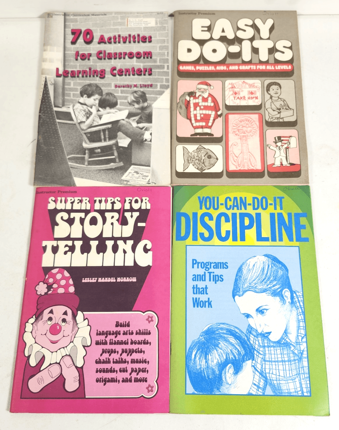 Vintage Kid's Activities Lot 4 Magazines For Home & School Teaching