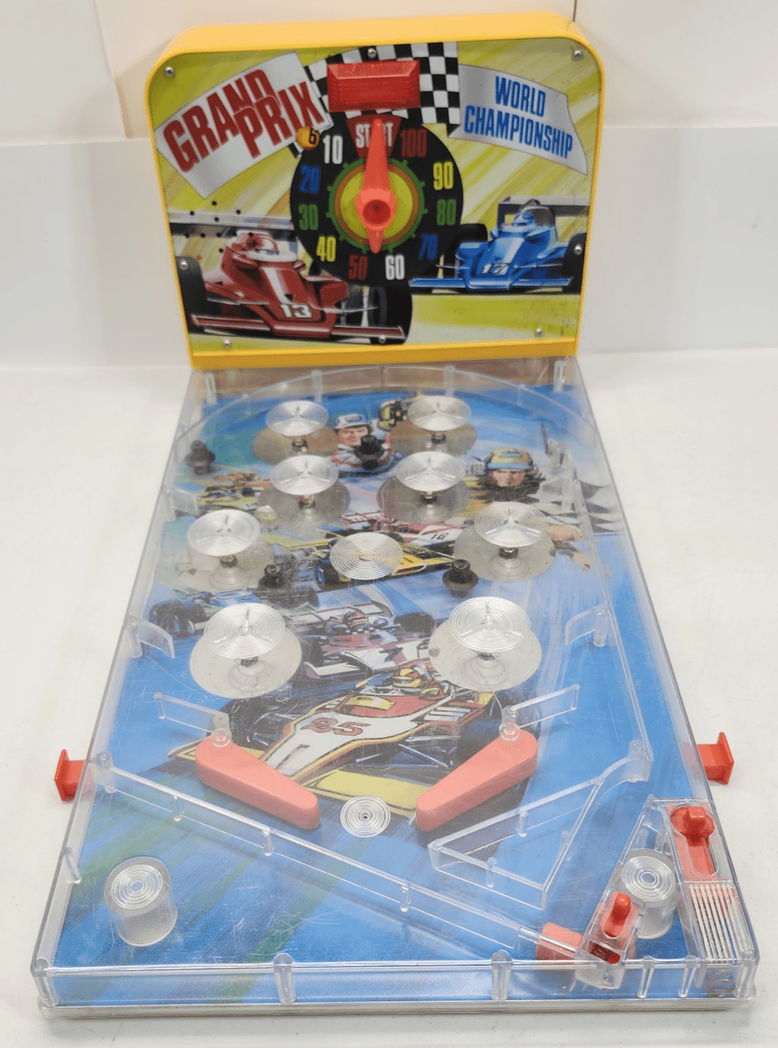 Vintage Battery Operated Pin Ball Machine Game Non Working Toy