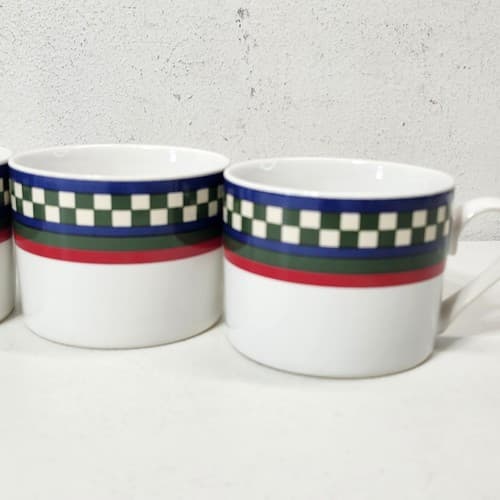 4 Ella's Rooster Bob Timberlake Cups Mugs Set Bundle Lot 106 - Thumbnail 3