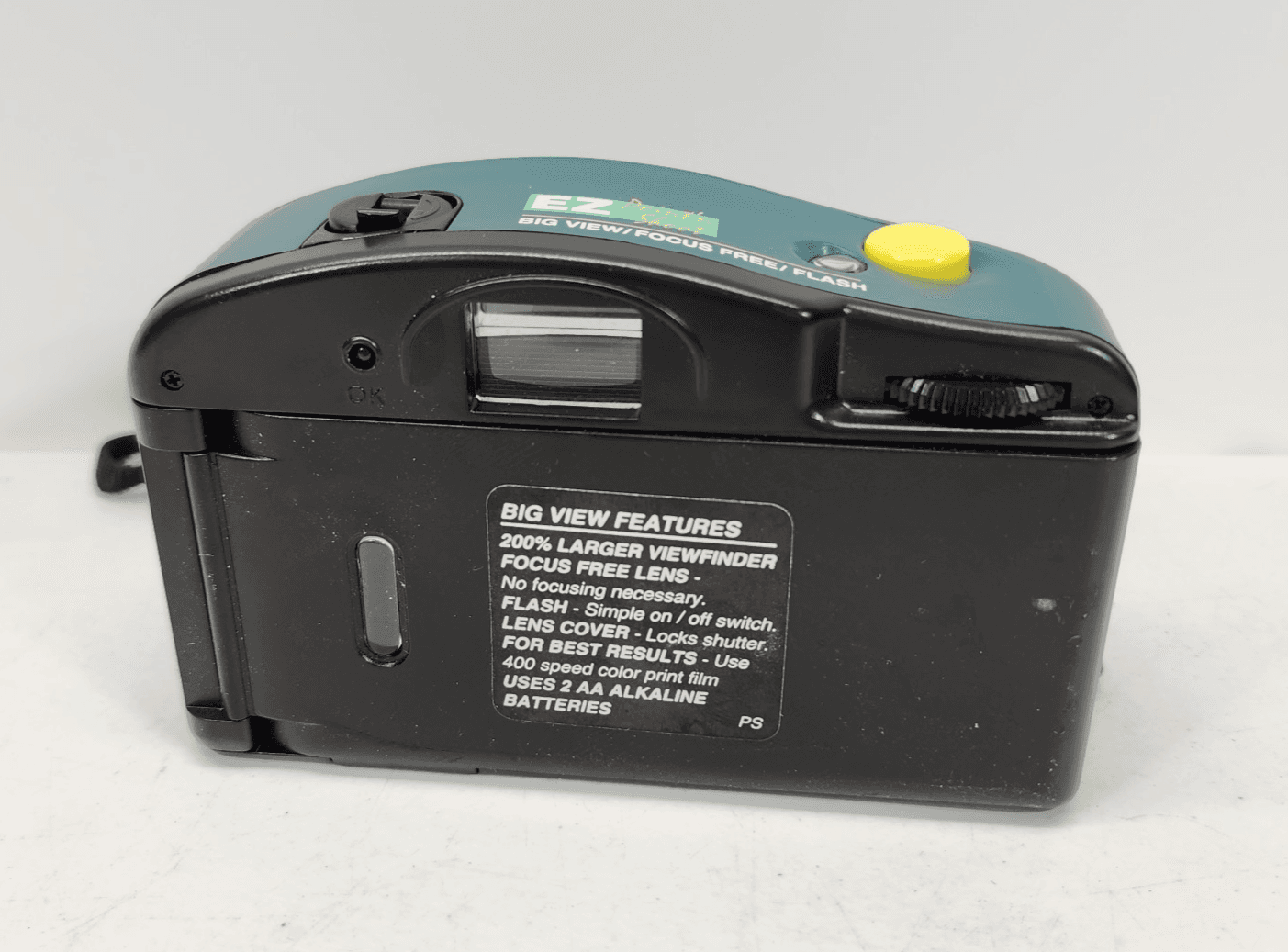 Vivitar EZ Point & Shoot Big View Film Camera Green 35MM - Thumbnail 4