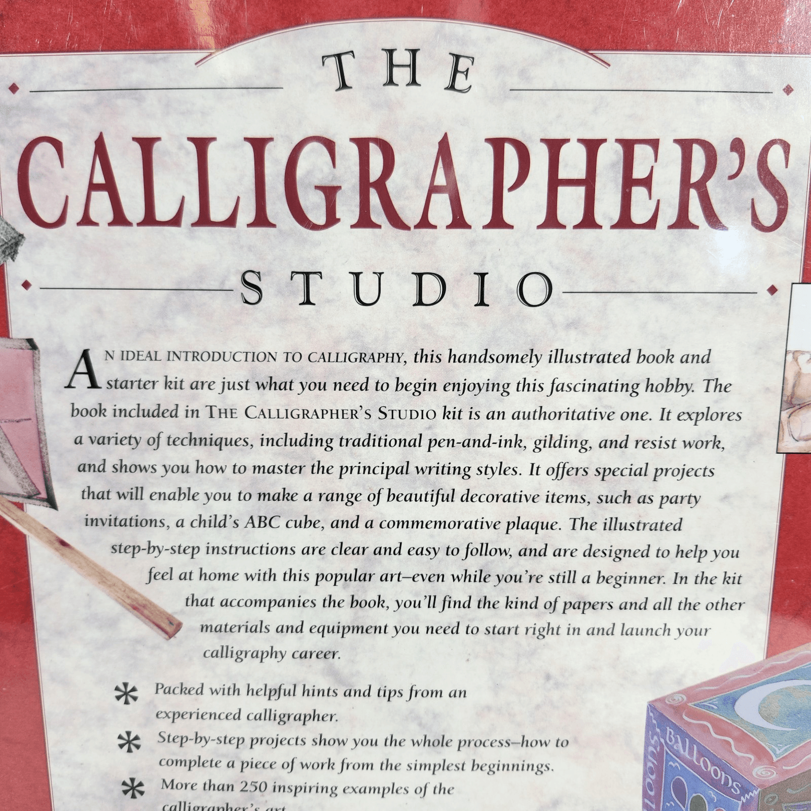 The Calligrapher’s Studio Set Kit Claire Secrett Sealed NEW - Thumbnail 6