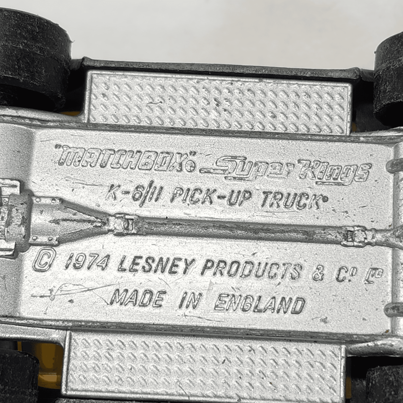 Vintage 1974 Super Kings Lesney Matchbox : K-6/11 Pickup Truck Toy Vehicle - Thumbnail 13