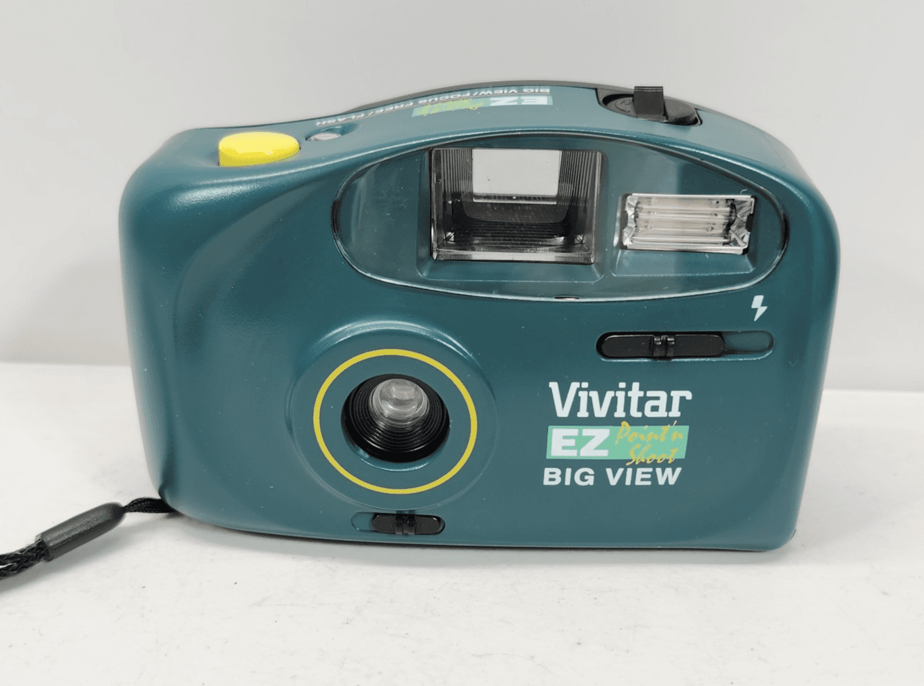 Vivitar EZ Point & Shoot Big View Film Camera Green 35MM - Thumbnail 2
