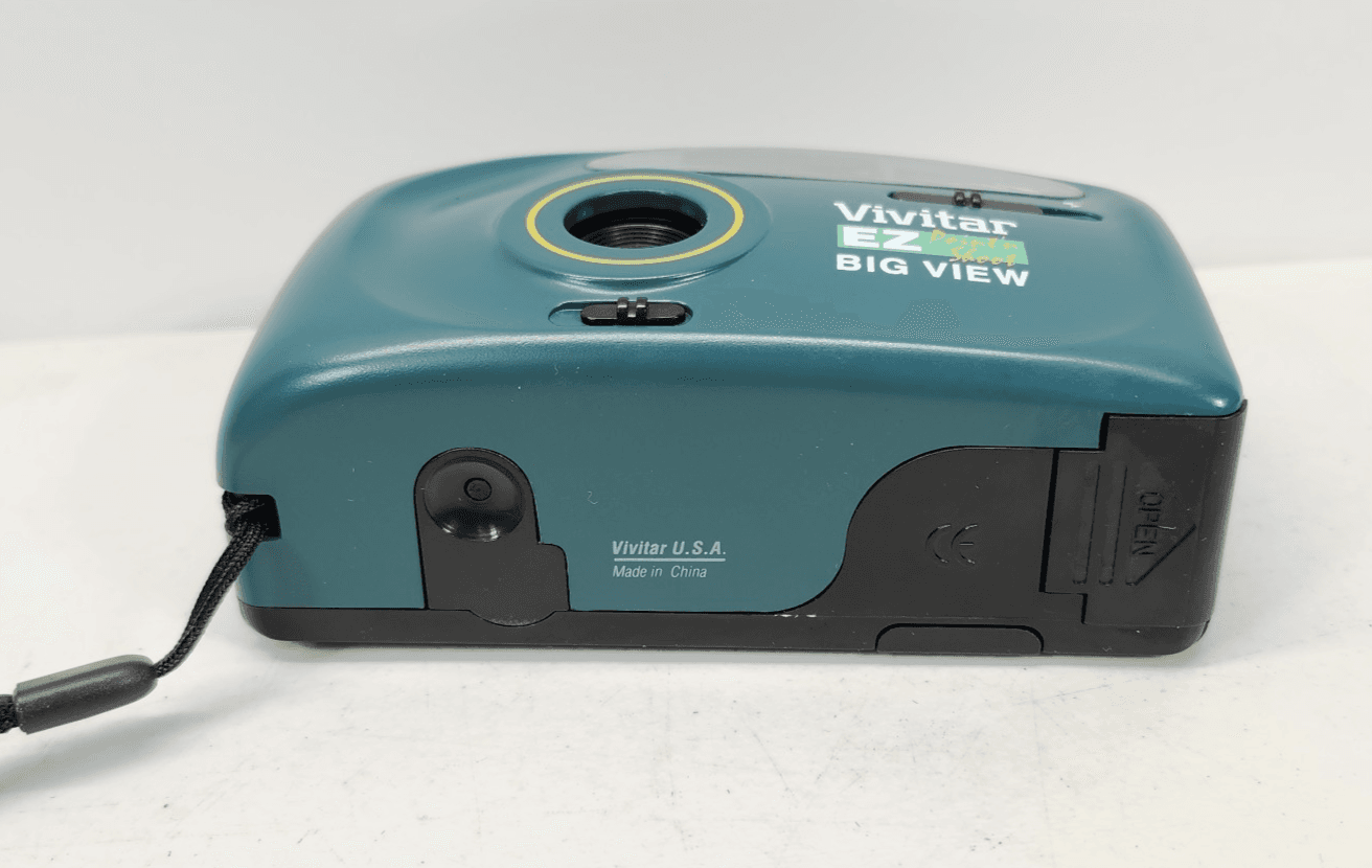 Vivitar EZ Point & Shoot Big View Film Camera Green 35MM - Thumbnail 6