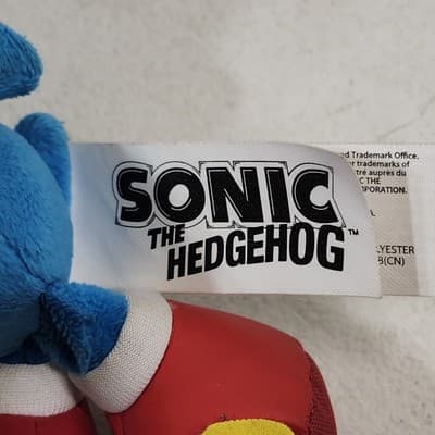 Sonic the Hedgehog Plush 9" Stuffed Animal Toy Figure Sega Jakks Pacific - Thumbnail 6