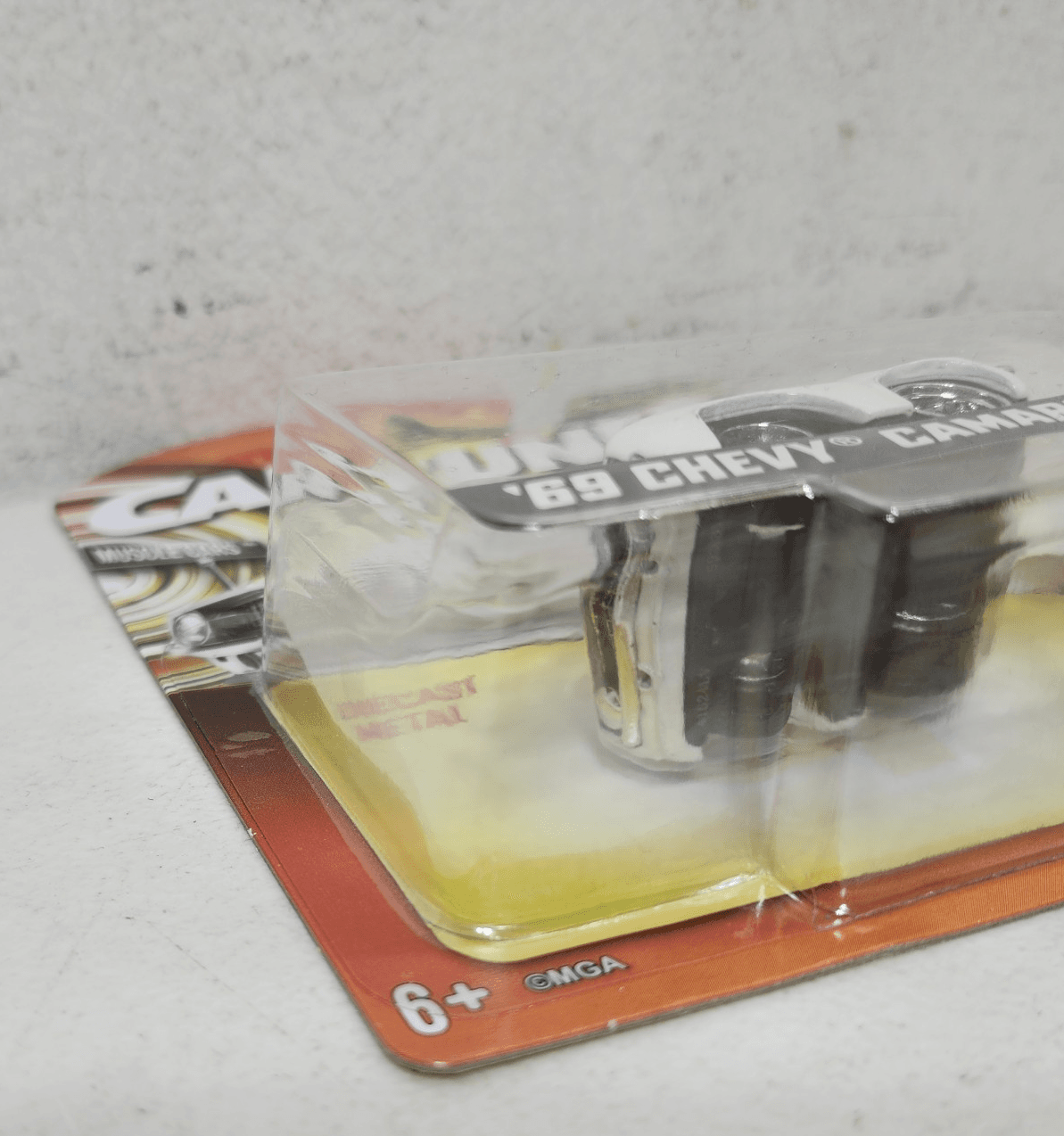 CarTuned '69 Chevy Camaro White Car Series 3 Toy Vehicle 1/64 MGA NEW - Thumbnail 5