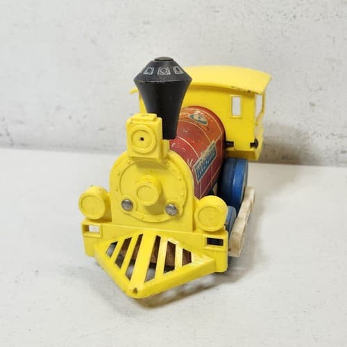Vintage Fisher Price Train Engine Kids Toy Locomotive 1964 Toot-Toot - Thumbnail 5