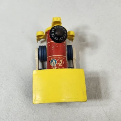 Vintage Fisher Price Train Engine Kids Toy Locomotive 1964 Toot-Toot - Thumbnail 11
