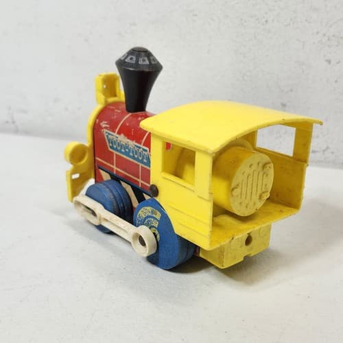 Vintage Fisher Price Train Engine Kids Toy Locomotive 1964 Toot-Toot - Thumbnail 8