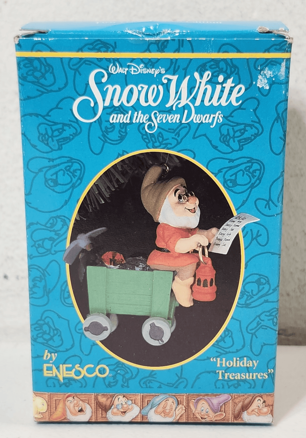 Enesco Ornament Snow White & The Seven Dwarfs Holiday Treasures NEW