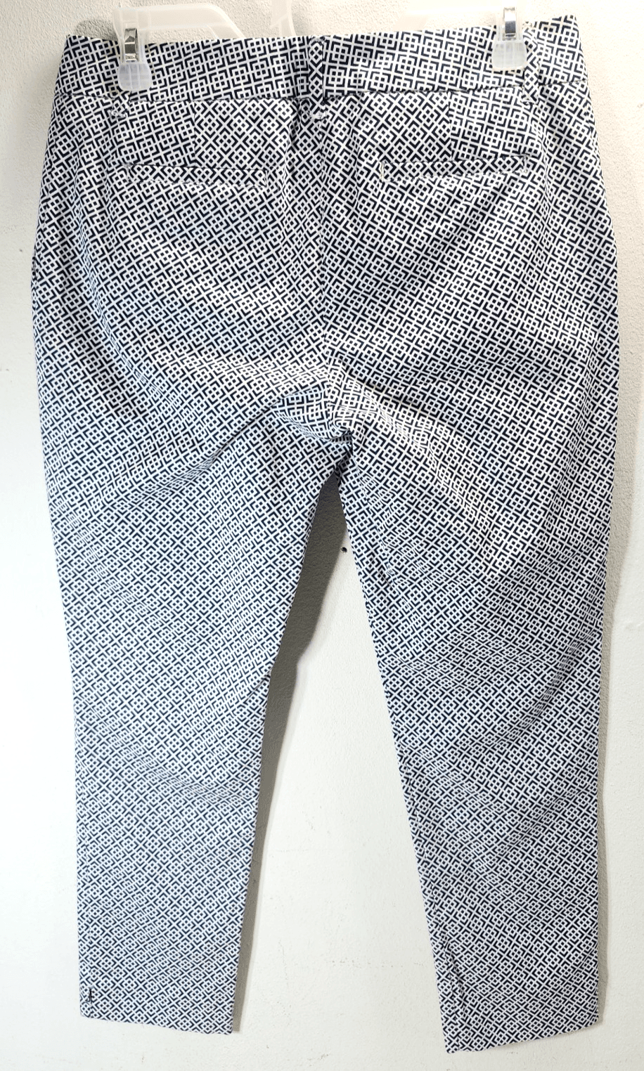 Nautica Women's Size 6 Cropped Pants Navy Blue White - Thumbnail 6