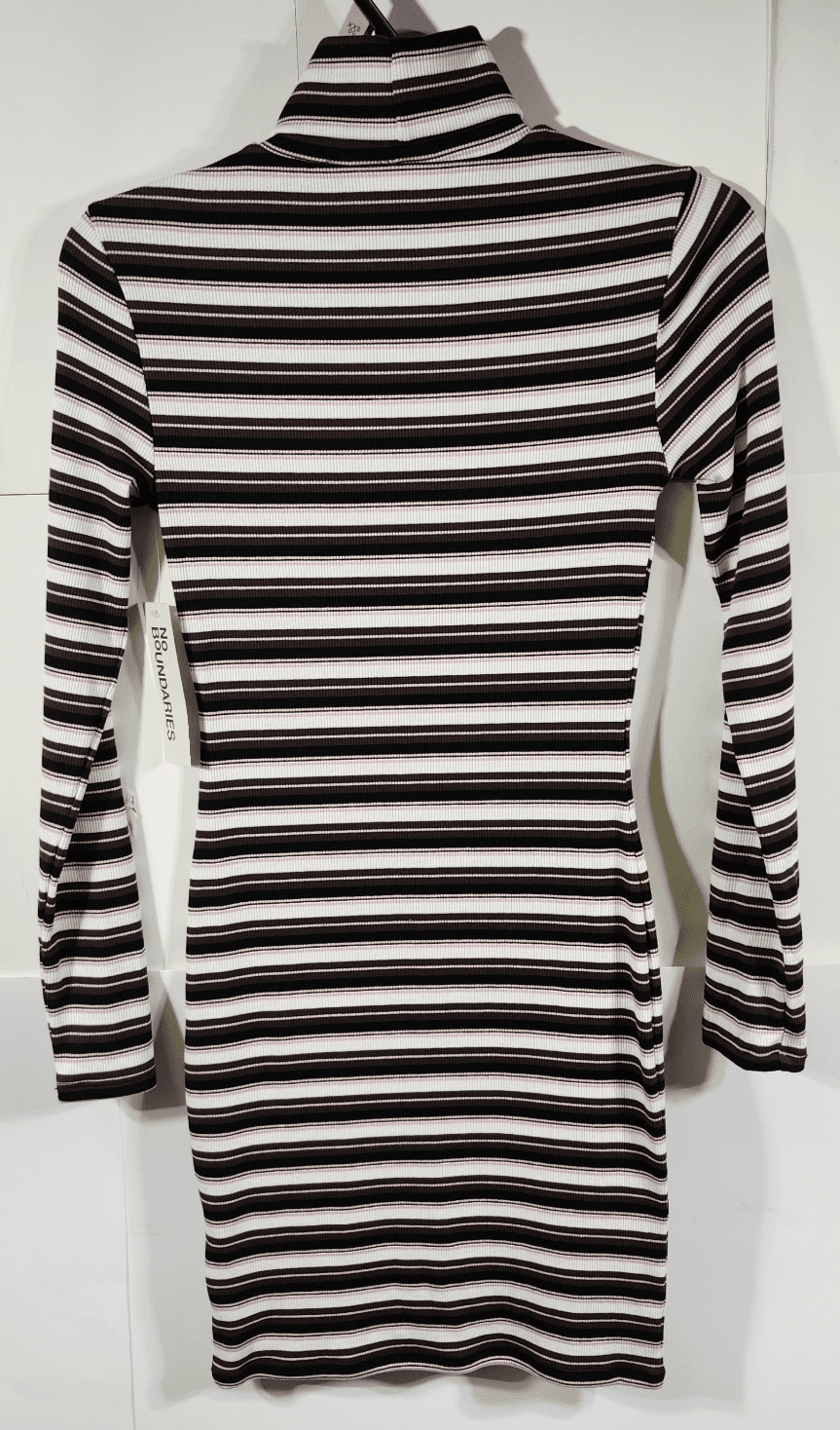 No Boundaries Women’s Striped Dress Size XXS Long Sleeve NEW - Thumbnail 7