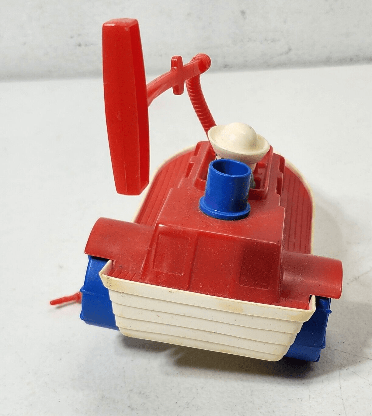 Pee Wee Tug Along Kids Toy Boat Vehicle Pull To Move Vintage 1972 - Thumbnail 5