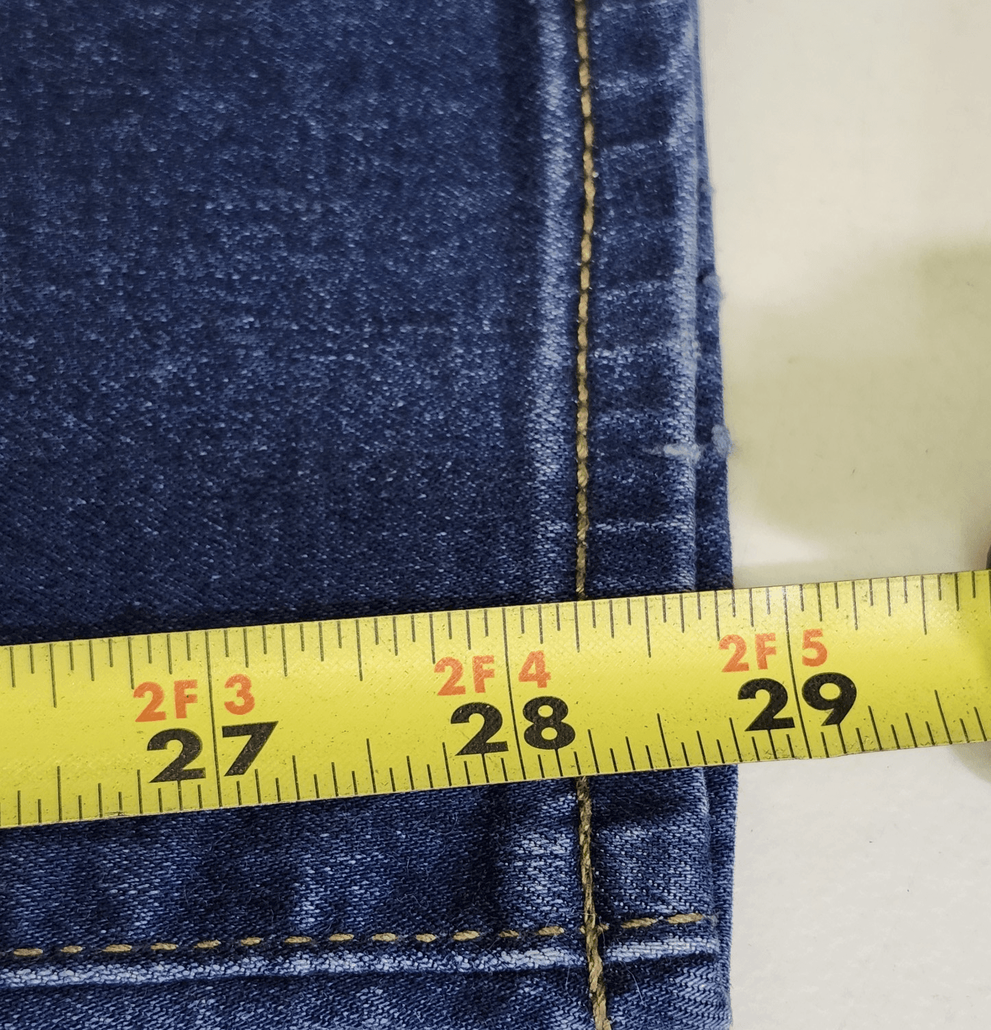 Old Navy Womens Rockstar Mid Rise Jeans Size 4 Blue Denim Distressed Pants - Thumbnail 3