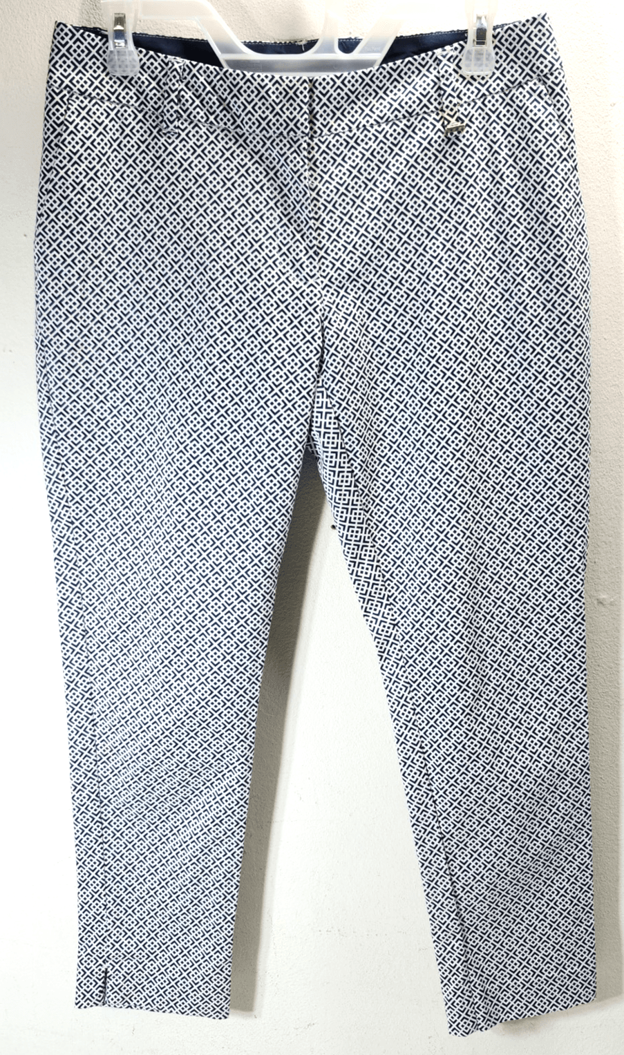Nautica Women's Size 6 Cropped Pants Navy Blue White - Thumbnail 5