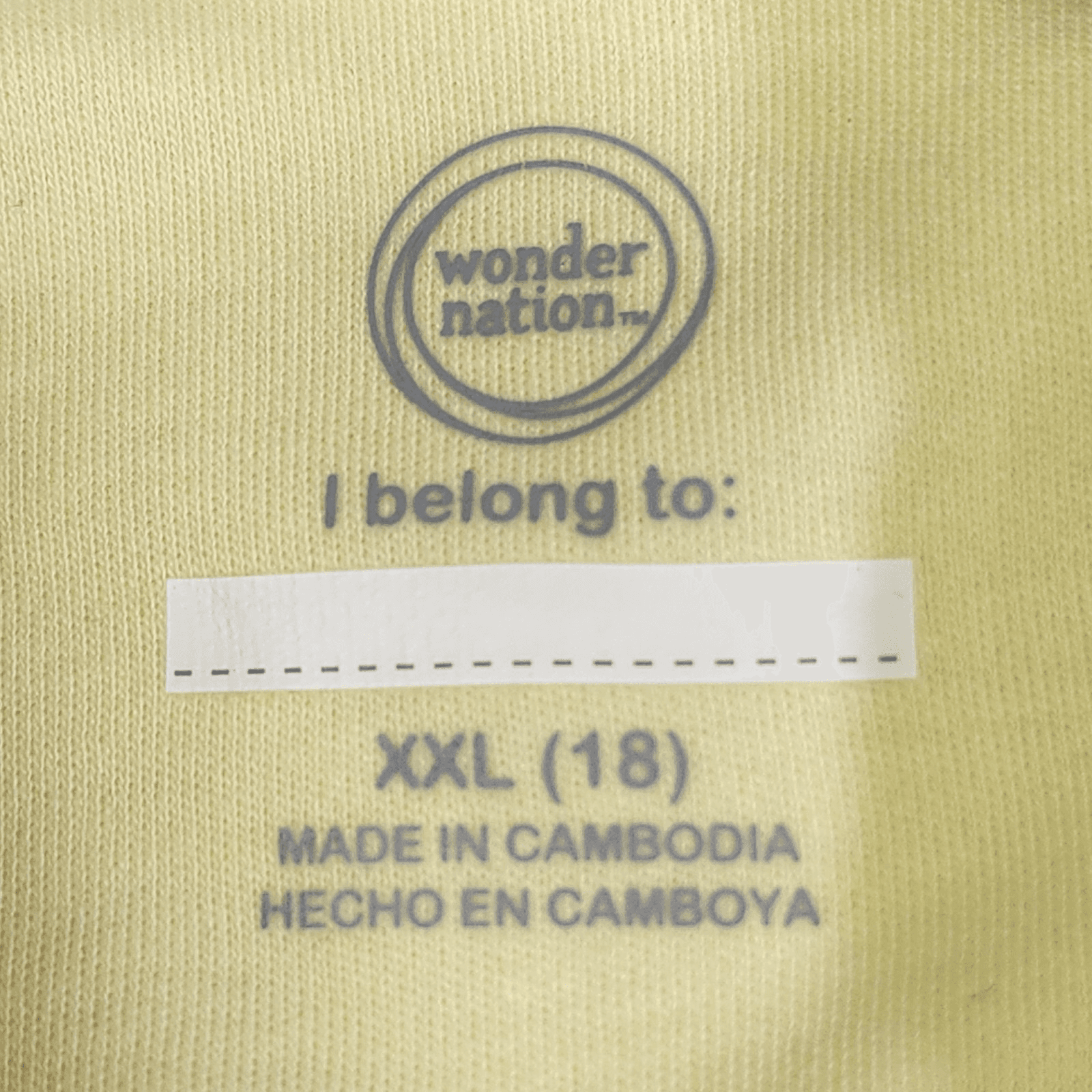 Wonder Nation Girl's Polo Shirt Size XXL 18 Short Sleeve Yellow NEW - Thumbnail 8
