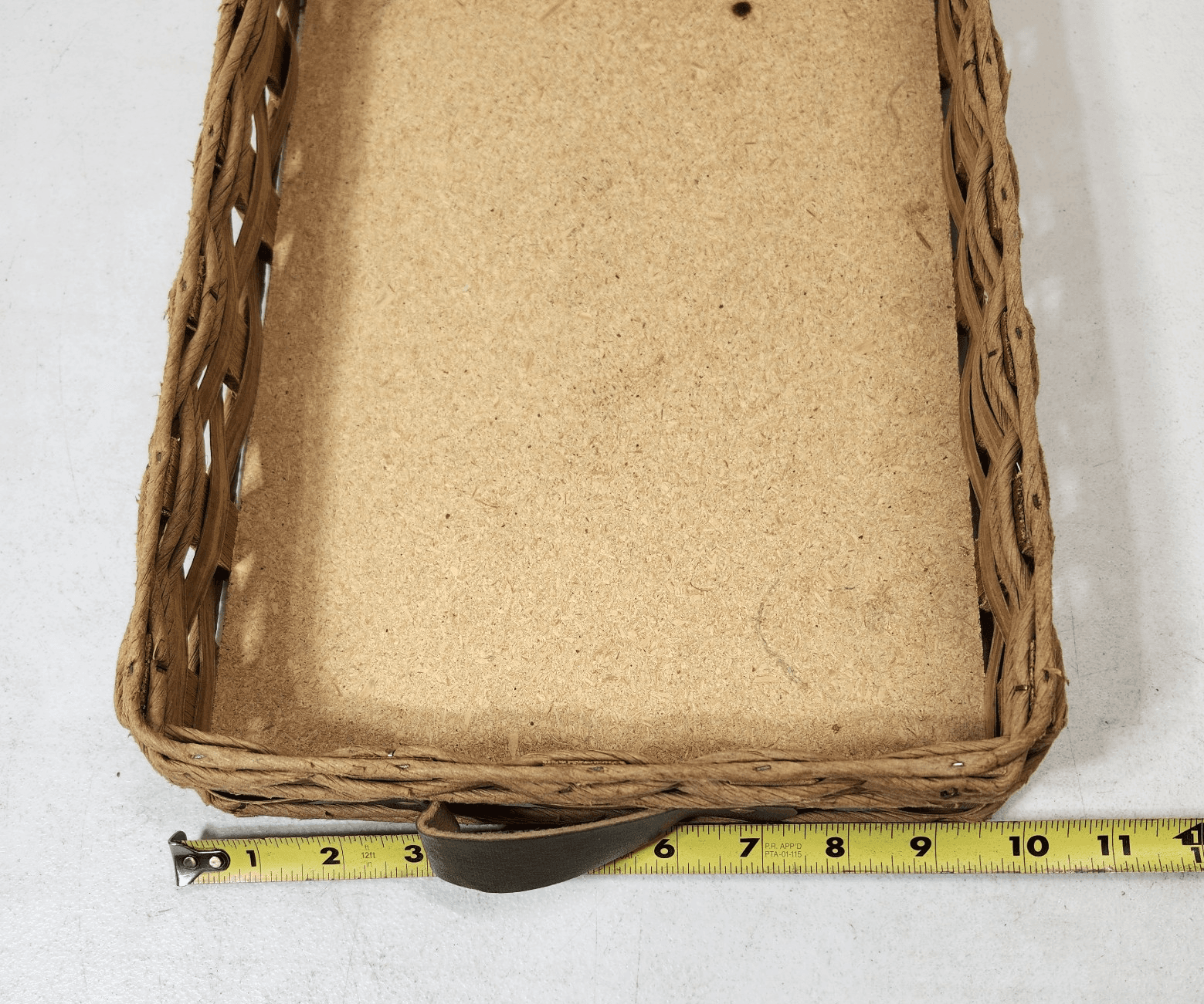 Corning Designs 14” X 10" Rectangle Cake Holder Rattan Basket 233-R - Thumbnail 8