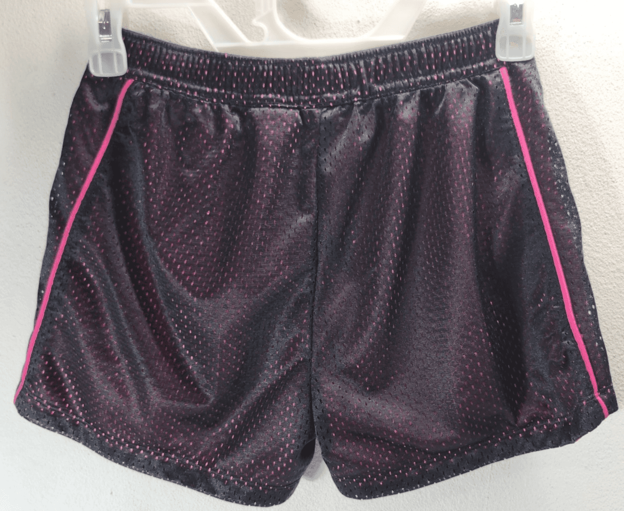 Puma Girl's XL Shorts Black Pink Athletic Elastic Waist - Thumbnail 4