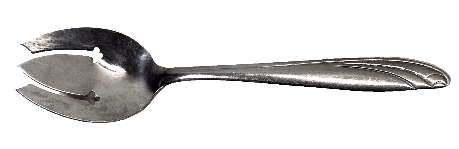 MAJESCO Stainless Steel U.S.A Serving Utensil Slotted Spoon MJS3 VTG 8"