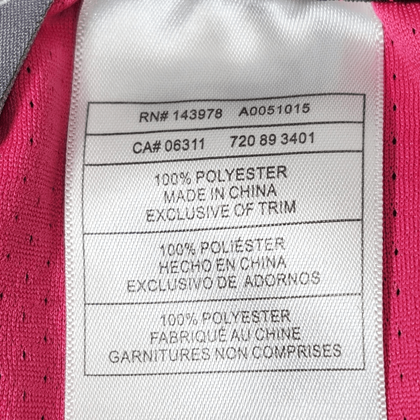 Puma Girl's XL Shorts Black Pink Athletic Elastic Waist - Thumbnail 8