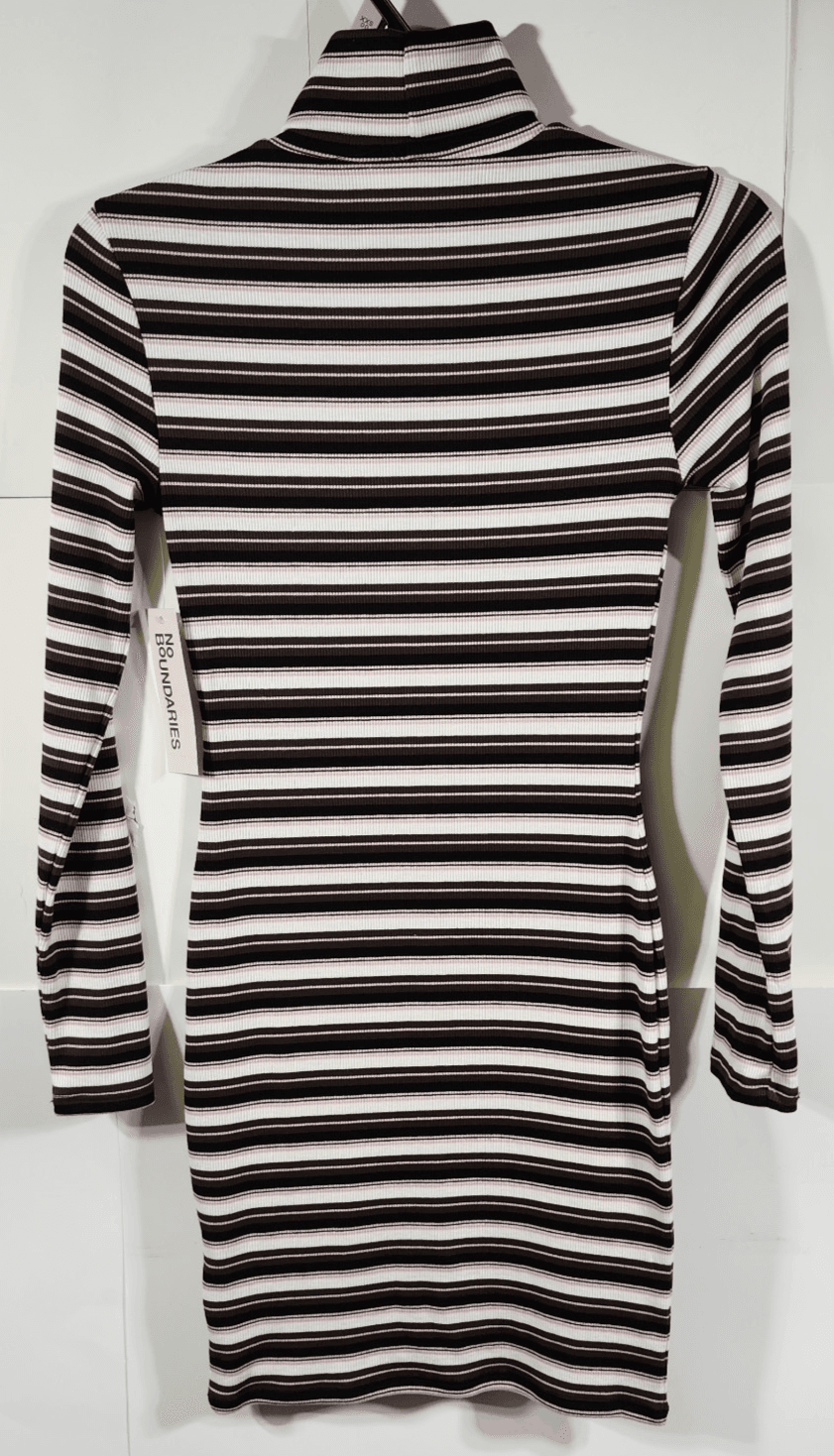 No Boundaries Women’s Striped Dress Size XXS Long Sleeve NEW - Thumbnail 5