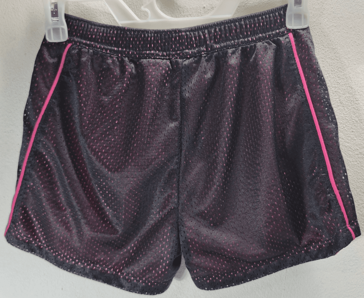 Puma Girl's XL Shorts Black Pink Athletic Elastic Waist - Thumbnail 6