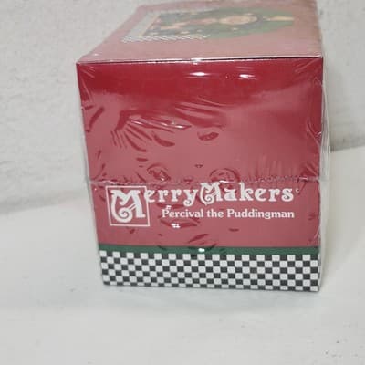 Vintage Department 56 Merry Makers Percival the Puddingman Figurine #9362-9 - Thumbnail 4