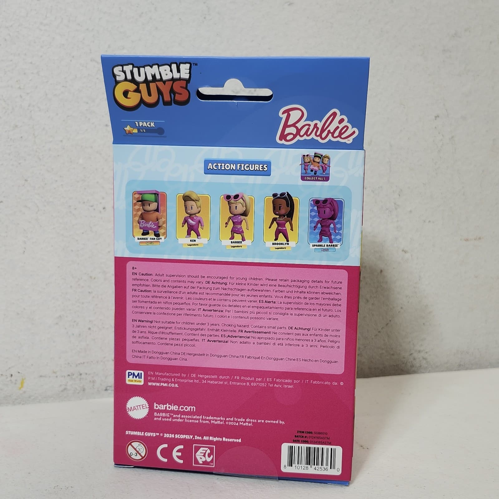 Stumble Guys Barbie Edition Legendary Ken 4.5” Action Figure Toy NEW - Thumbnail 4