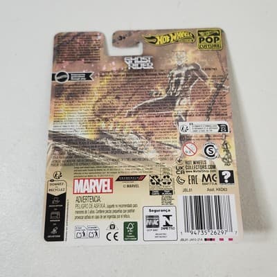 Hot Wheels Pop Culture Premium 1/64 Marvel Comics Ghost Rider Charger New - Thumbnail 7