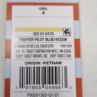 Cat & Jack Girls Shorts Size 4 Blue Adjustable Waist NEW - Thumbnail 8