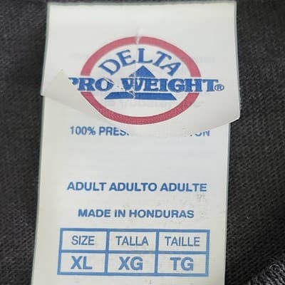 Delta Men's Tshirt Size XL Rule #1 I'm Always Right Graphic Black Short Sleeve - Thumbnail 7