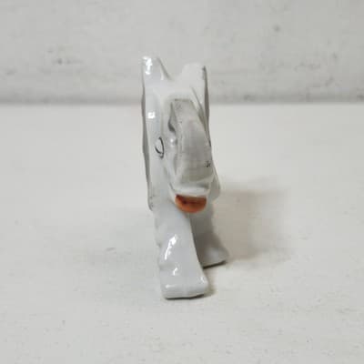 Vintage Porcelain Elephant Figurine Animal Gold Trim Home Decor Japan - Thumbnail 5